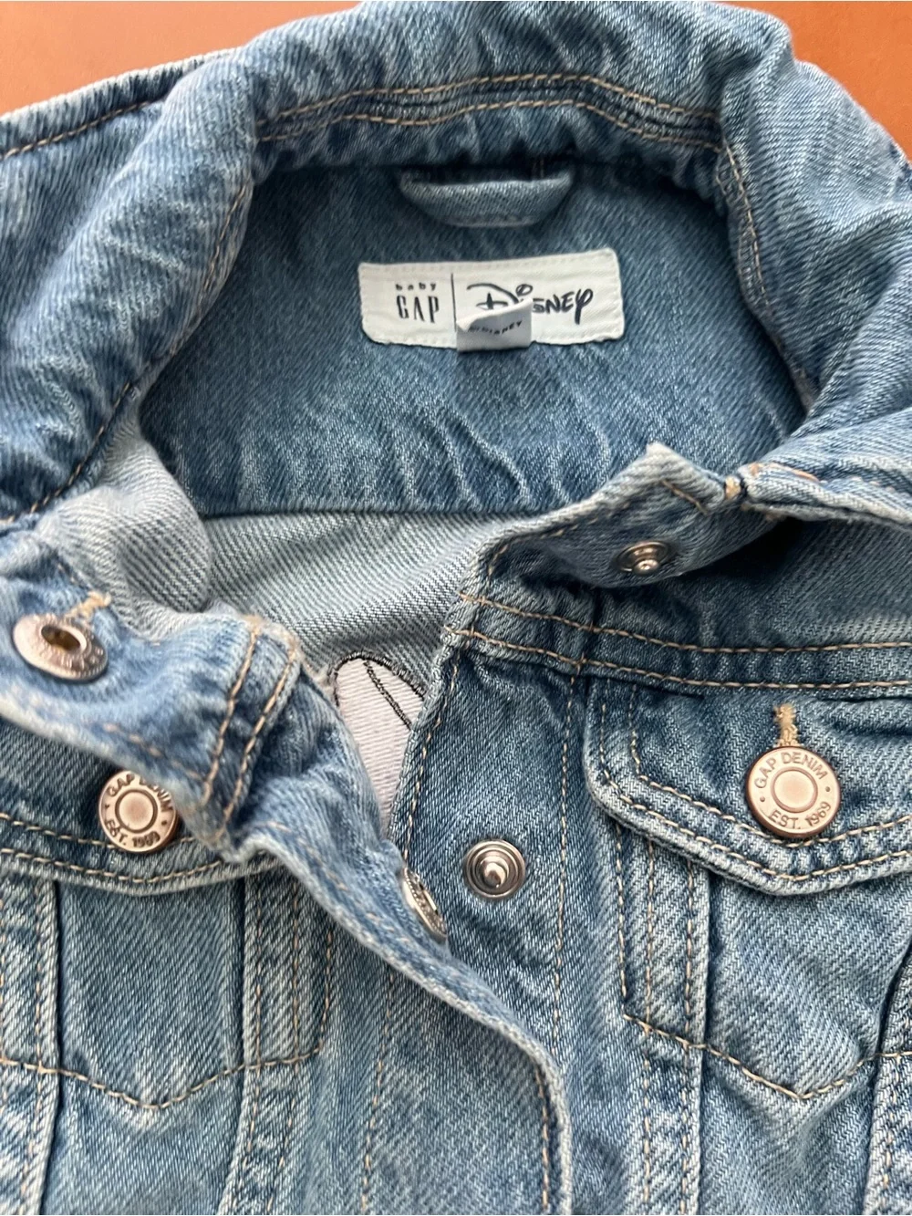 GAP × DISNEY Minnie Mouse Icon Denim Jacket, 12-18mo